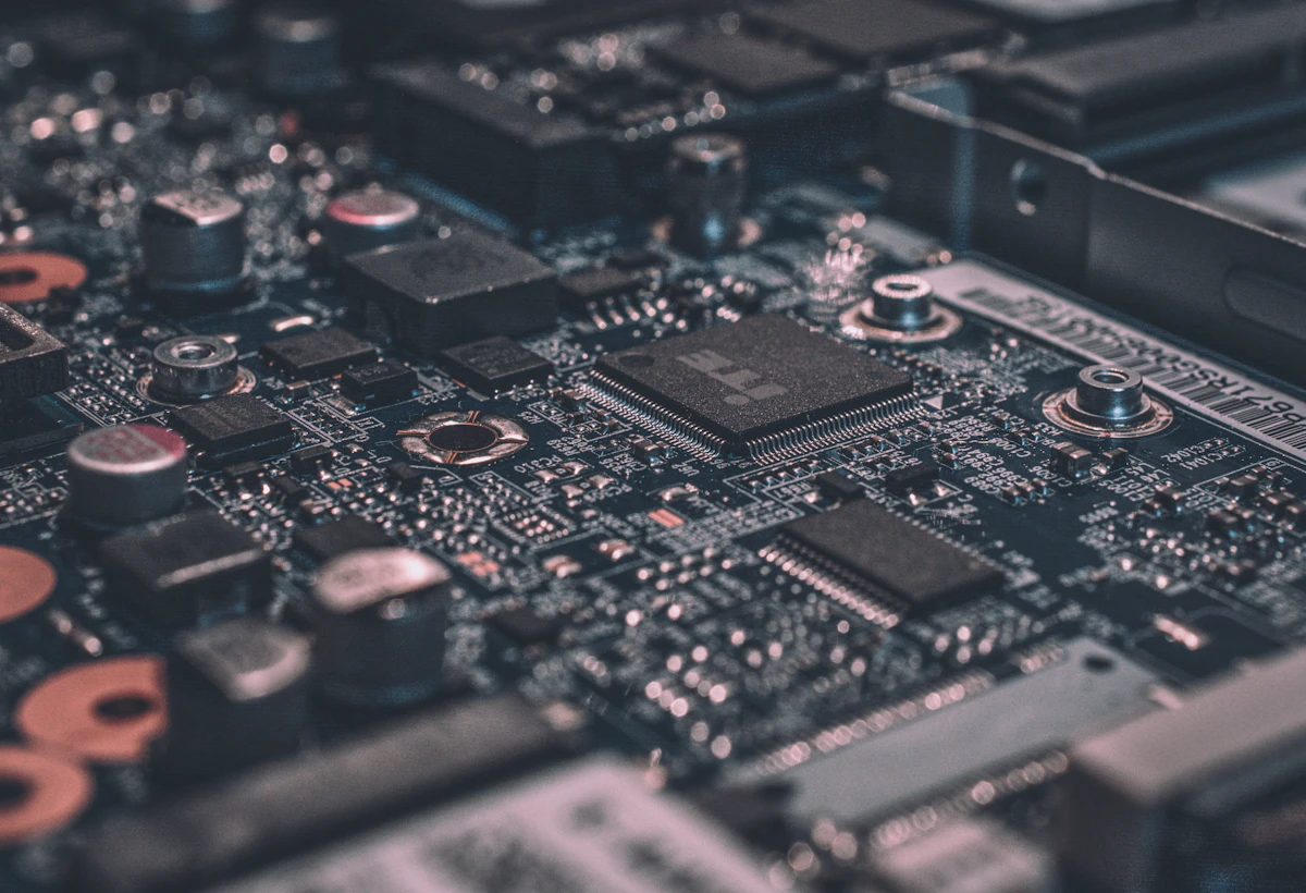 Detailed circuitry on a printed circuit board